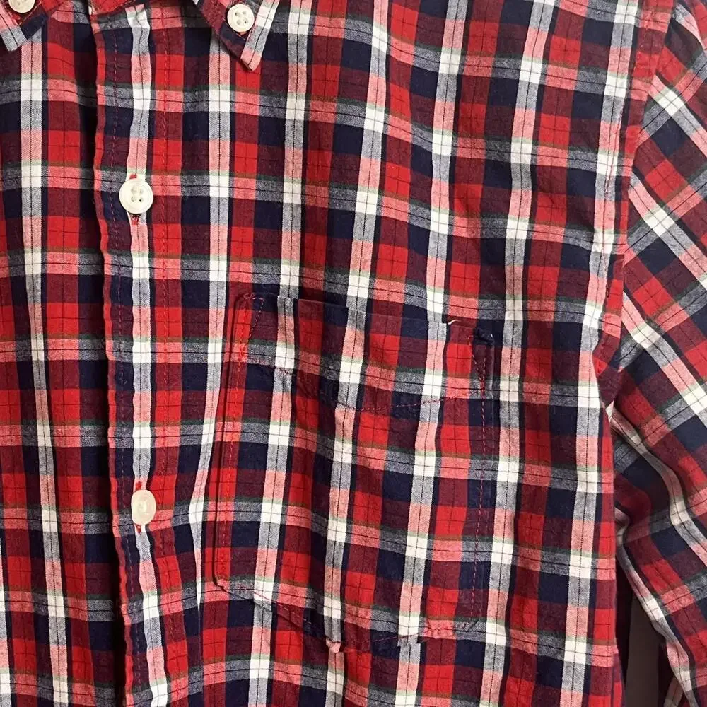 GAP Kids Plaid Button-Up Shirt - XXL (14-16)‎